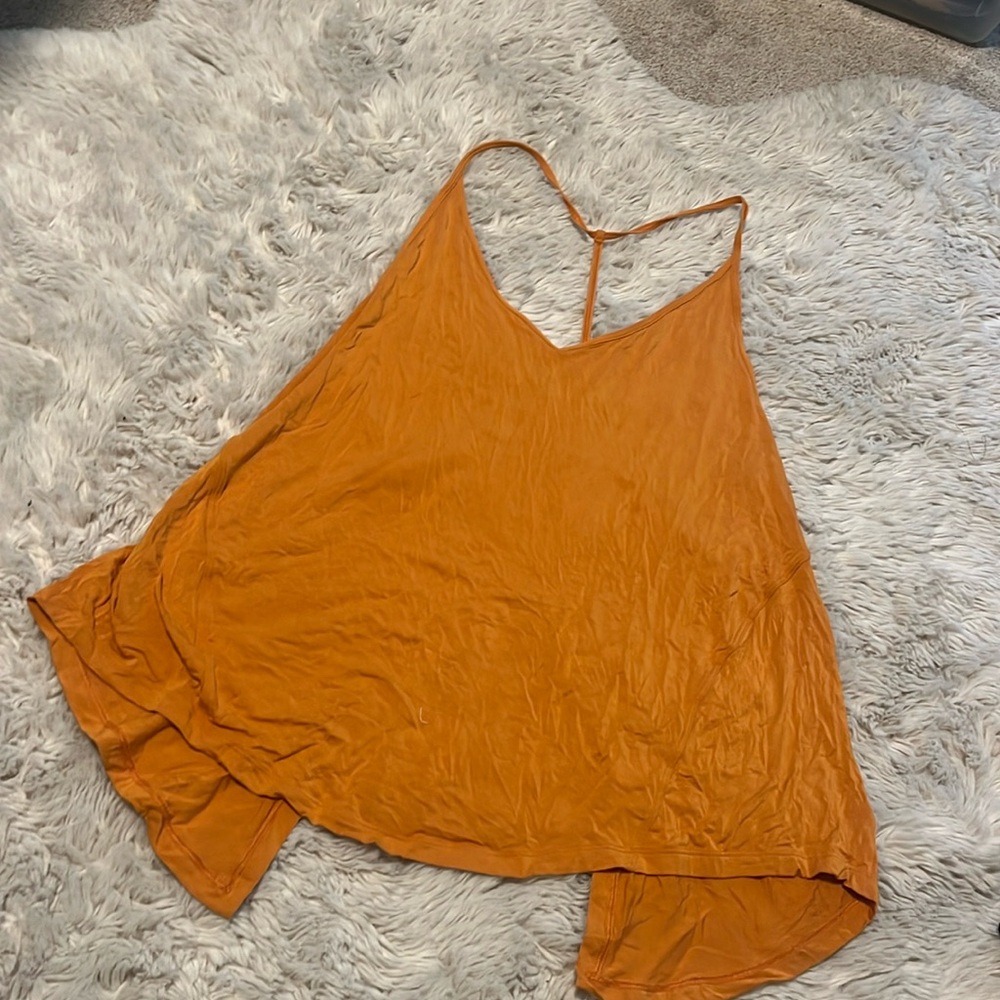 Lululemon size 8 open back tank top